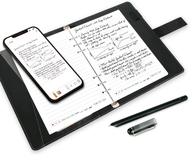 Ophaya 2 in 1 Digital Pen Smart Pen Writing Set, Includes Smartpen+Notebook, Use with Ophaya Pro+ App for Notes Taking, Recording, Storing