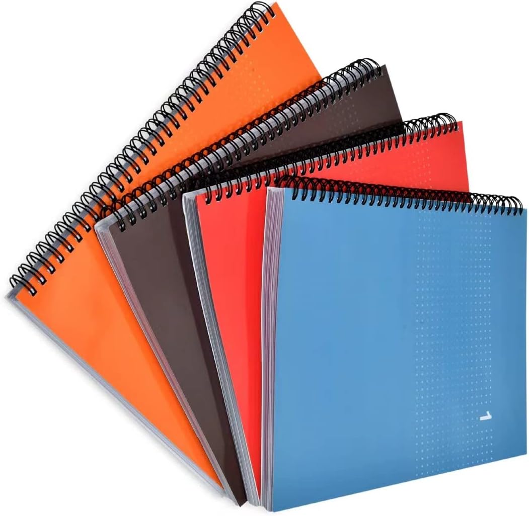 Ophaya 8.5 x 11 smart notebook 4 pack with colorful covers for digital note taking