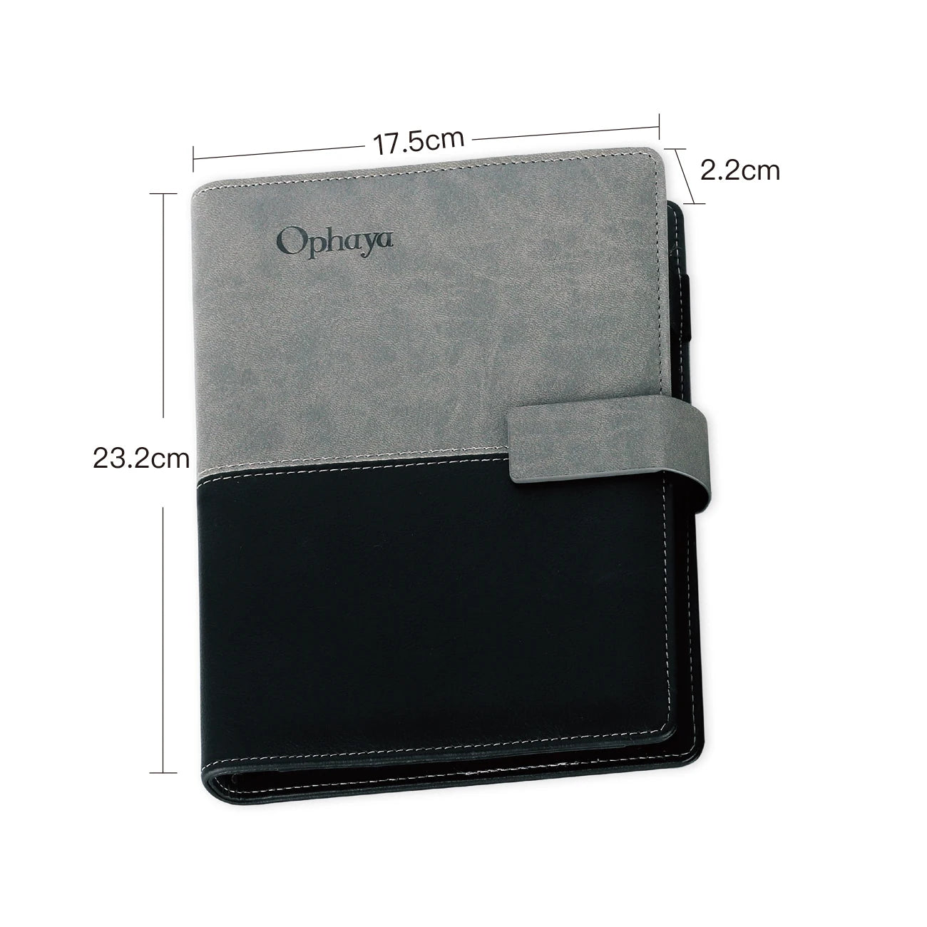 Smart Paper Notebook with Pen Loop, Cards Holder, Dot-coded Printed Pages Hand Writing Compatible with Ophaya Pro+ App