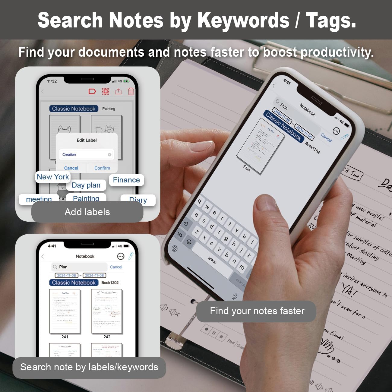 Ophaya 2-in-1 Digital Pen Writing Set: Capture, Record, and