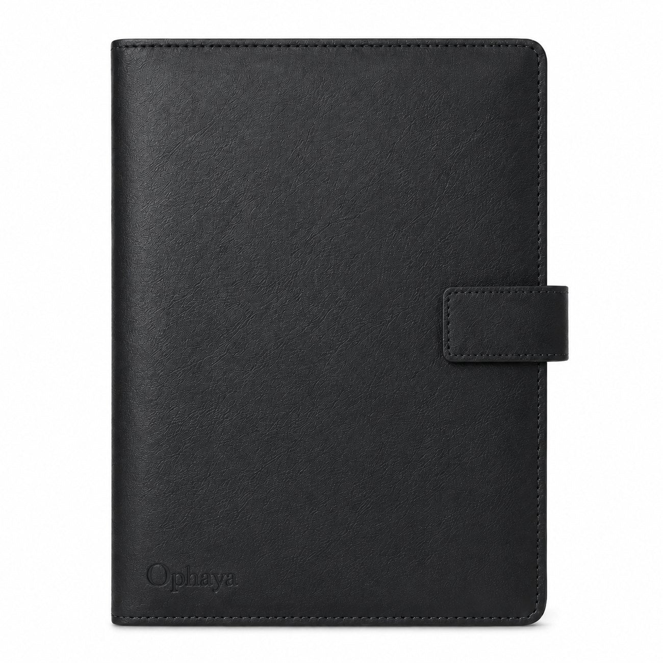 Ophaya black leather smart pen notebook case for protecting dot code paper and writing set
