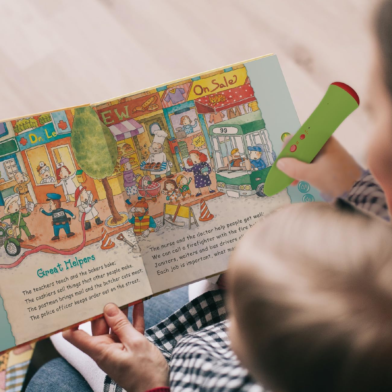 Ophaya Learn to Read Set: 8 Bilingual Books with Over 33 Themes, Interactive Pen Reader, Cognitive Skills Enhancement, Portable & Rechargeable for Kids 3-8 years