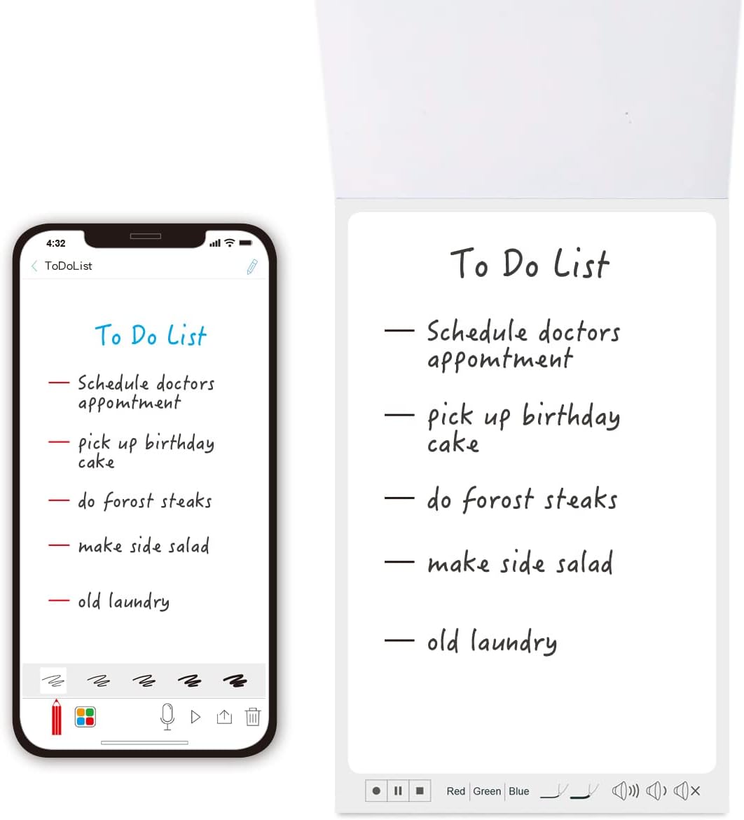 Ophaya smart pen mini notebook syncs handwritten notes to the phone app