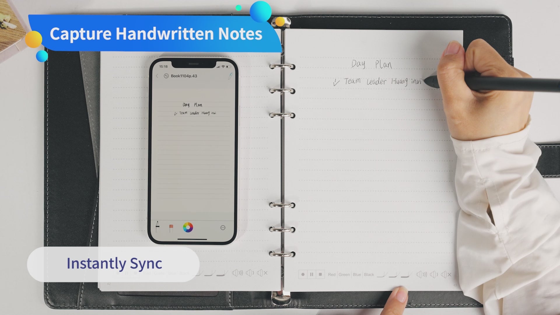 Ophaya 2-in-1 Digital Pen Writing Set: Capture, Record, and